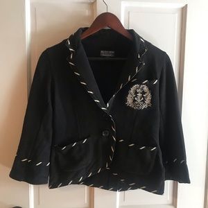 Black cotton made jacket